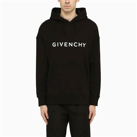 givenchy black hoodie womens|Givenchy black and beige hoodie.